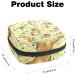 Buy Women's Bonds Storage Pockets Stillpad - Wild Rabbit Running Painted Leaves Portable Period Kit Bag for Girls | Stylish & Functional Feminine Product Carrier - Buy Online on GoSupps.com