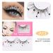 Skynest False Eyelashes - Dramatic Glitter Sequin Lashes for DIY Makeup - Perfect for New Year, Christmas, Halloween, Cosplay Party - 3 Pairs - Buy Online on GoSupps.com