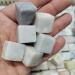 Crystal 6pcs Mini Natural Square Tumbled Stone Rose Quartz Cube Clear Crystal Reiki Aquarium Decoration Collection 20mm ningxiao