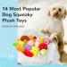 Legend Sandy Squeaky Dog Toys - Cute Plush Fruit & Veggies for Small & Medium Dogs | 14-Piece Set - Buy Online on GoSupps.com