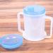 Wolvex Adult Drinking Cup Beaker - Handles, Anti-Spill Lids - Blue - Dishwasher & Microwave Safe - BPA, PVC, Latex Free - Buy Online on GoSupps.com