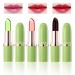 3PCS Aloe Vera Color Changing Lipstick Set Magic Jelly Lipstick Long Lasting Highly Pigmented Color Change Lip Gloss Waterproof Lips Moisturizer Non-Sticky Cup Tinted Lip Balm Stain Makeup Set