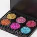 LXGWQF Colorful Scallion Powder Eye Shadow Pearlescent Glitter Powder Sequins Super Flash Flash Stage Eye Makeup with Brush 6 B One Size - Buy Online on GoSupps.com