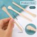 100 Pack Eyebrow Wax Sticks - Wooden Craft Sticks for Hair Removal - Waxing Applicator for Face, Body, Eyebrows, Legs - Buy Online on GoSupps.com