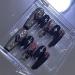 Temperament Enhancement Nail Patch French Stars Love Europe and The United States Spice Girls Black Powder Hand-Customized Wearing Nail Products Fake Nails Patch (10 Pieces) (Size : S) Small