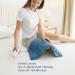 Heating Pad for Back Pain Relief - Hot Electric Heated Pad with Auto Shut Off, 5 Heat Settings, Dry & Moist Heat Option - 12X24 Soft Flannel Lake Blue - Buy Online on GoSupps.com