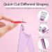 Melodysusie Acrylic Nail Clippers 4 in 1 Set - Professional Stainless Steel Tools for Acrylic Nails - Cuticle Nipper, Cutter, Pusher & Remover - Pink A-4pcs Set - Buy Online on GoSupps.com