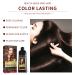 MOKERU Professional Argan Oil Hair Dye Shampoo 500 ML - Ammonia & Paraben Free Fast Acting & Long Lasting Wine Red Color - Signature Platinum Line by Maani - Buy Online on GoSupps.com