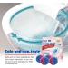 Toilet Toilet Cleaning Block Stains Odors Household Toilet Cleaning Block Household Static Remover for Bed (Blue One Size) Blue One Size - Buy Online on GoSupps.com