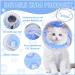 Adjustable Cat Collar & Foldable Recovery Cone | Prevents Licking Wounds for Kittens - Cats Rullenkruff - Buy Online on GoSupps.com