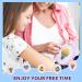 Pllieay 5 PCS Cross Stitch Kits for Kids 7-13 - Beginner Sewing Kit with Instructions for Backpack Charms and Ornaments - Oval-shaped Craft Needlework Set - Buy Online on GoSupps.com