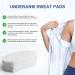 Yisionu Armpit Sweat Pads [100 Pack] - Disposable Absorbent Shields for Men and Women - White, Comfortable, Non-Visible Protection - Buy Online on GoSupps.com
