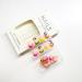 Shop French Tip Press on Nails - Short Square Acrylic Nails with Flower Designs | Colorful Stick On Nails for Men & Women - Cute Spring Manicure Art - Buy Online on GoSupps.com