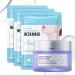 LingHaoLH Neck Firming Cream and Neck Mask Set Non-greasy Tighten Lift Firming Face Cream Skincare Moisturizer 3 Pieces Deep Moisturizing Masks for Tightening All Skin Type 4 Pack