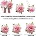 PMELCXD 4 Pieces Rose Hair Clip Flower Hairpin Flower Hair Accessories Rose Brooch Floral Clips Women Rose Flower Hair Accessories(Pink) - Buy Online on GoSupps.com