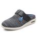 Yytcsjz Swollen Feet Diabetic Edema Boots Slippers Comfy Orthopedic Footwear Non Slip Fattening and Widening for Elderly Swollen Feet Plantar Fasciitis (Color : Dark Grey Foot Length : 27.5cm) 27.5cm Dark Grey