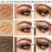 LUXAZA 24H Longwear Cream Eyeshadow Stick Set | Copper Brown Metallic Shimmer | Waterproof & Cruelty-free | Vegan Eye Makeup - 3 PCS - Buy Online on GoSupps.com