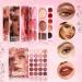 Palette De Maquillage - Correcteur 6 Couleurs Style Livre Vingt-Quatre Fards Paupi res Paillet s - pour Femmes Filles Rendez-vous Soir e Quotidien Sc ne Photographie - Buy Online on GoSupps.com