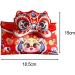 Harilla Hong Bao Red Packets Gift Packets Hongbao Lucky Money Chinese Lunar New Year Red Envelopes for Spring Festival Graduation Lion Head 18.5x15cm - Buy Online on GoSupps.com