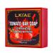AILKE BOOST LUSTER LKIAE Natural Tomato Whitening Soap Bar Deep Clean Skin and Makeup Residue Oil Control Brightening Remove Dark Spots with Vitamin ABC For Face Body 200g Pack of 1 1 copy