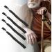 BEHAHAI 4pcs Black Walking Stick Wrist Straps - Accessories for Enhanced Support and Comfort - Buy Online on GoSupps.com