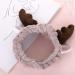3 Pieces Face Headband and Wrist Straps Set for Washing Face Spa Cute Antler Makeup Headbands Soft Elastic Facial Care hairband Fluffy Headband Wristbands for Women Girls Shower Sports Makeup Bath One Size Coffee - Buy Online on GoSupps.com