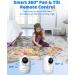 UCOCARE WiFi Video Baby Monitor Camera with Alexa Compatibility, Night Vision, Temperature Sensor, Sound Detection, 14 Lullabies - 360 PTZ, Auto Motion Tracking & 2-way Audio - Buy Online on GoSupps.com
