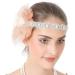 amangul Feather Headpiece Woman Carnivals Flapper Headband Mardi Gras Headpiece Masquerade Headpiece Gatsbys Headpiece(Black) - Buy Online on GoSupps.com