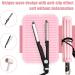 Portable Hair Tools Silicone Heat Resistant Mat - Curling Iron & Flat Iron Hot Pad for Home Salon & Travel - Pink - Buy Online on GoSupps.com