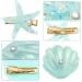 Starfish Hair Clip Set - Shell Pearl Barrettes for Women & Girls | Mermaid Hair Accessories for Beach Wedding Party - Pack of 8 - Buy Online on GoSupps.com