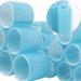 Jumbo Heatless Hair Rollers Set for Long Hair - 24 Packs (Blue) with Clips & Comb - Buy Online on GoSupps.com