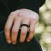 ThunderFit Silicone Wedding Rings Men & Women - Reversible 6mm Width 2mm Thick (DarkBlue, OliveGreen, Grey, Red) - Size 3.5-4 (14.9mm) - Buy Online on GoSupps.com