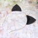 Frcolor 2pcs Glitter Cat Ears Headbands for Cosplay Halloween Costume Party & Daily Wear - Black & Silver - Buy Online on GoSupps.com
