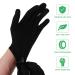 Lurrose 12 Pairs Eczema Gloves - Black Cotton Moisturizing Gloves for Dry Skin & Jewelry Inspection (Size L) | International Shipping Available - Buy Online on GoSupps.com