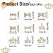 40Pcs 3D Alloy Nail Rhinestones Diamond Crown and Bowknot Charms - Luxury Gold Nail Jewelry Decorations for Women and Girls - DIY Nail Design - Buy Online on GoSupps.com