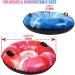 CALO 34 Heavy Duty Snow Tube Sled for Kids and Adults - Big Inflatable Snow Tube for Outdoor Sledding - Red/Blue - Buy Online on GoSupps.com
