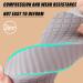 Efficient Exfoliating Sponge Set - 4 Super Soft Reusable 3D Bath Sponges for Face Feet & Body - Ideal for Adults & Babies | International Shipping Available - Buy Online on GoSupps.com