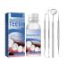 Tooth Repair Kit Tooth Filling Kit Tooth Replacement Missing Teeth Moldable Thermal Beads for Teeth with 4 Pcs Dental Tools.