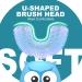 FLINEVE Kids U-Shaped Electric Toothbrush - 3 Cleaning Modes, Whitening Massage, Cartoon Design, Blue, Ages 7-15 - Buy Online on GoSupps.com