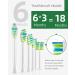 7am2m Sonic Electric Toothbrush with 6 Brush Heads for Adults and Kids Wireless Fast Charge One Charge for 60 Days 5 Modes with 2 Minutes Built in Smart Timer Electric Toothbrushes(Green) No Travel Case Green - Buy Online on GoSupps.com