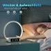 Wilit LED Bedside Lamp with 10W Wireless Charger | Touch Dimmable Light Alarm Clock | 3 Brightness Levels | Gray Night Light for Bedrooms - Buy Online on GoSupps.com