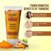 Reshma Beauty Turmeric Scrub | Dual Action Cleanser Face & Body Scrub | Gentle for All Skin Types and Dull Skin| Hydrating and Exfoliating | Enhances Natural Glow |Cruelty Free (Pack of 6) - Buy Online on GoSupps.com