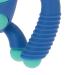 Nuby Geo Zoos Massaging Teether - BPA-Free Baby Teething Toy - Blue Gorilla Design - 3+ Months - Buy Online on GoSupps.com