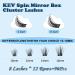 KevKev Lash Clusters 96 Pcs DIY Eyelash Extensions with Soft Thin Band | D-10-16 Mix Cloudy (360 Spin Mirror) - Perfect for Eye Makeup & Travel - Buy Online on GoSupps.com