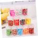 DIY Nail Art Accessories - 36 Boxes of Fruit Nail Charms & Jewelry Decoration | 3D Strawberry Slices & Soft Ceramics - Buy Online on GoSupps.com