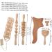 Plafope 5-St Massage Device Beech Wood Cat Ears Foot & Body Massage Tools Gua Sha Ridge Facial Tools & Leg Roller Scratching Stick Shop Now for Global Shipping! - Buy Online on GoSupps.com