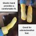 X-Large Non-Slip Hospital Socks (6 Pairs) - 360 Tread - Fall Prevention for Patients - Medical Grade Gripper Socks - Yellow - Buy Online on GoSupps.com