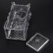 Lizusidtsy 2Pcs Makeup Cotton Pad Organizer Butterfly Fancy Storage Box for Nail Art Wipe Cotton Makeup Tools Transparent White - Buy Online on GoSupps.com