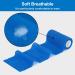 Buy 12 Roll Self-Adhesive Cohesive Bandage 10cm - Elastic Fixing Bandage for Fingers Hands & Pets - Blue Vet Wrap for Horses & Dogs - International Shipping Available - Buy Online on GoSupps.com