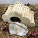 Eyksta Wooden Hamster House - Cozy Hideout with Stairs | Best Hamster Accessories (17x8.5x8.8 cm) - International Shipping Available - Buy Online on GoSupps.com